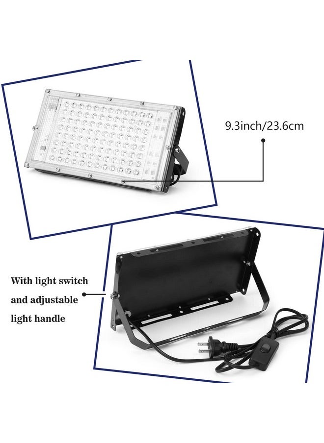 50W Led Exposure Unit For Screen Printing, Uv Screen Printing Light With Retractable And Adjustable Stand For Screen Printing And Cyanotypes