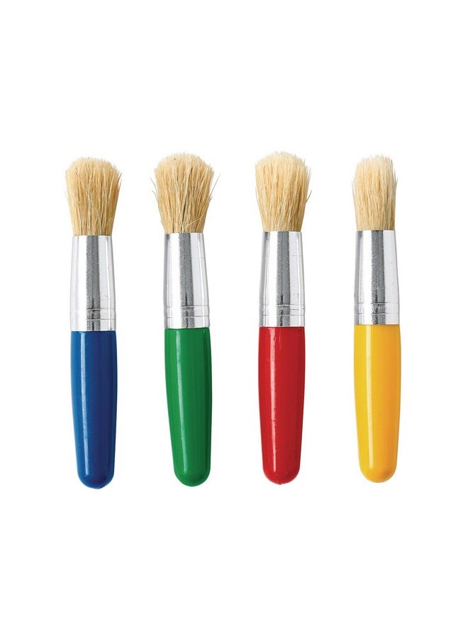 ® Stubby Chubby Brushes, Set Of 12, Kids Craft Paint Brushes, Paint Brushes For Kids, Children'S Paintbrush, Easy To Hold And Move The Paint, Arts & Crafts Paint Brushes