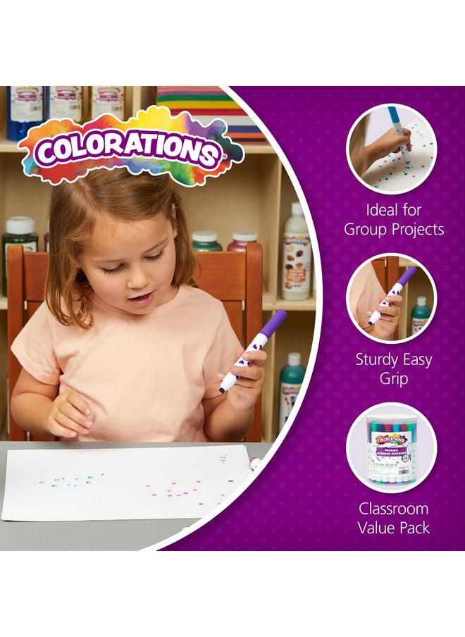 Stampbuck Colorations Washable Marker Stamper Bucket (Pack Of 44)
