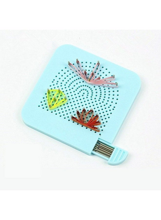 Quilling Tool Quil Board With Pins Storage Box, Grid Guide Quilling Board For Making Paper Strips