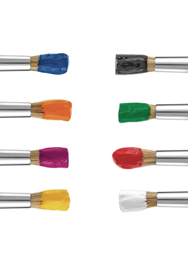 Simply Washable Tempera Paint, Rainbow Plus 8 Pack, Matte Finish, Classroom Supplies, Vibrant Colors, Non Toxic, Washes Off Easily, School, Craft, Art Supply Set, 16 Oz Bottles