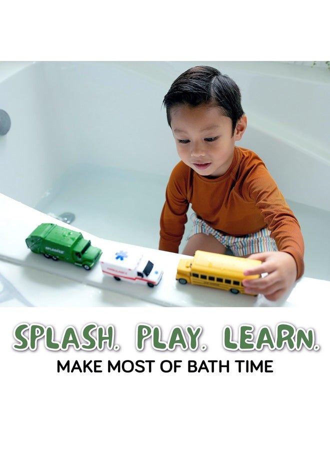 Mold Free Bath Toys For Babies & Toddlers, No Hole Bath Toys, Non Squirting Bath Toys No Mold For Tub, Beach, Pool, Safe, Fun Infant Baby Bath Toys No Holes 0 1 3 6 12 18 Months, 3