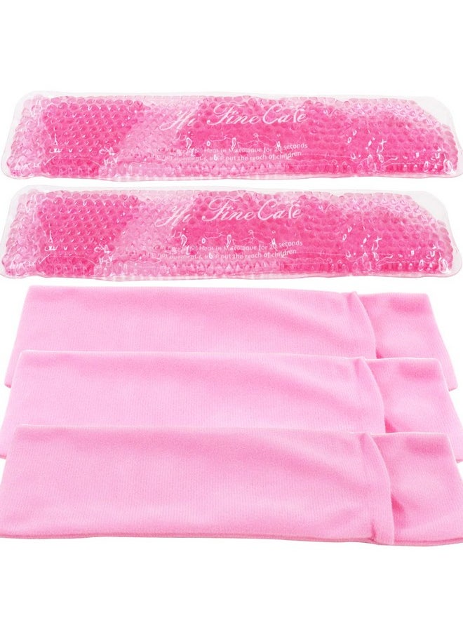 Reusable Perineal Cooling Pad,Pain Relief Of Postpartum Hemorrhoids, Instant Perineal Cold Pack,Vaginial Ice Pack For Pain Relief(2 Pcs+3 Washable Sleeves/10X2.4In)