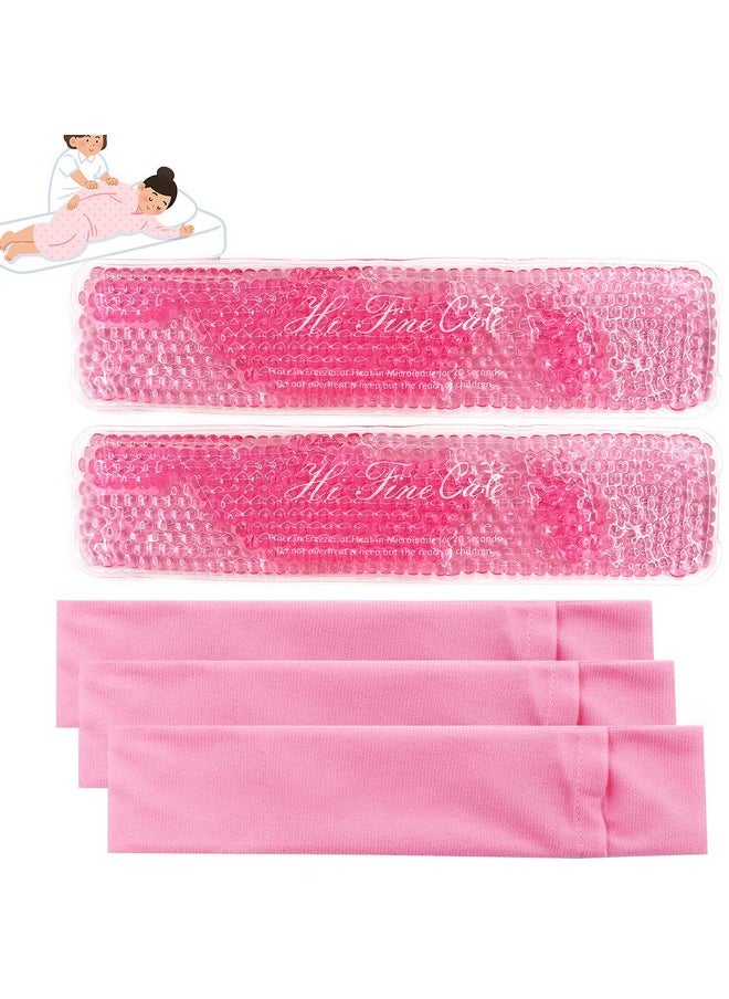 2 Pcs Reusable Perineal Cooling Pad, Hemorrhoid And Perineal Ice Packs, Postpartum And Hemorrhoid Pain Relief, Hot & Cold Packs For Women After Pregnancy And Delivery(10X2.4In) Washable Sleeves