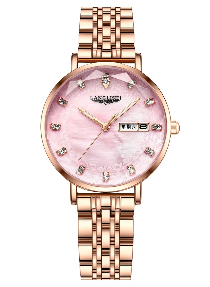 Ladies Fashionable Luminous Waterproof Quartz Watch