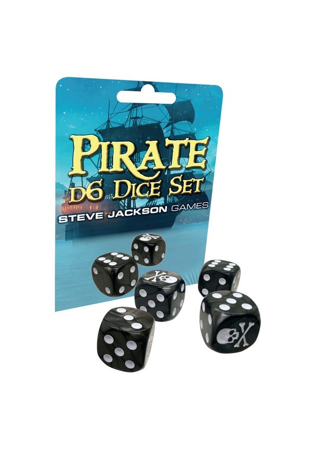 Pirate D6 Dice Set, 19Mm