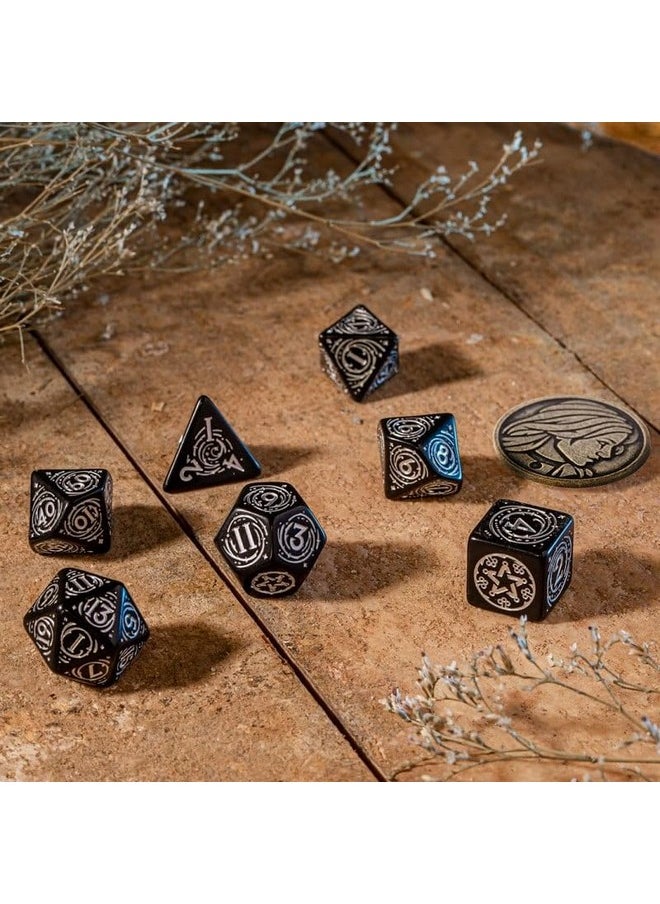 Q-Workshop Witcher Dice Set. Yennefer - Q-Workshop Obsidian Star