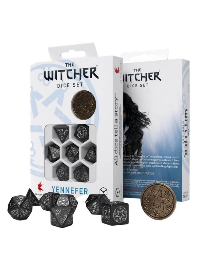 Q-Workshop Witcher Dice Set. Yennefer - Q-Workshop Obsidian Star