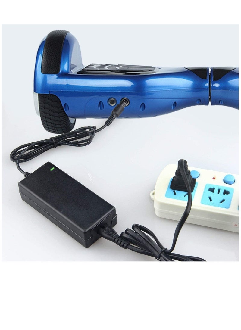 Battery Charger For Scooter Hover Board Unicycle Self Balancing Balance Electric Multicolour
