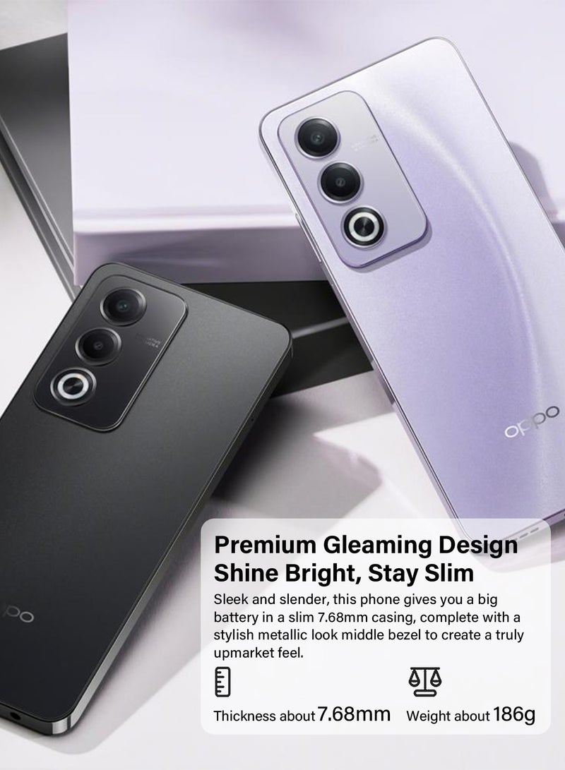 A3 Pro 5G Dual SIM Starry Black 8GB RAM 256GB 120Hz 5100mAh Large Capacity Premium Gleaming Design With Exclusive Free Gifts Phone Stand, Wireless Earbuds, Wireless Selfie Stick - Middle East Version