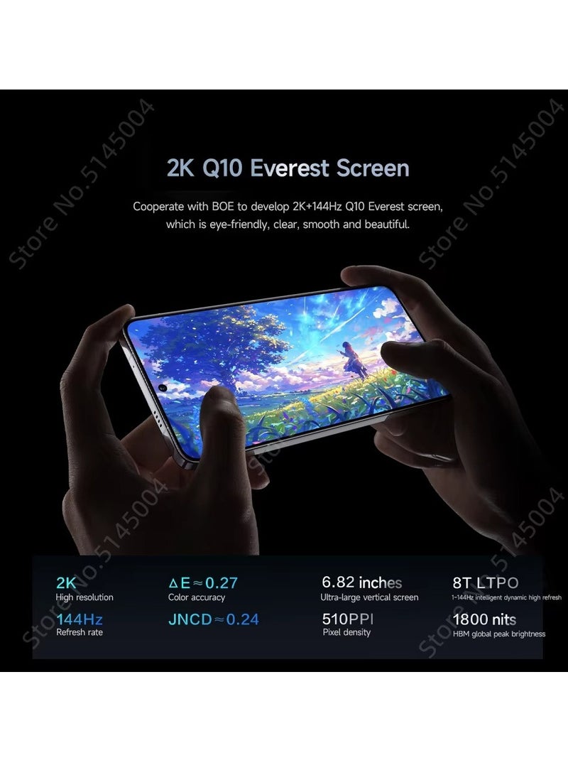 13 Mobile 12GB - 512GB Black 5G NFC Snapdragon 8 Elite Octa Core 6.82” Display 50MP OIS Triple Camera Smartphone 120W Fast Charger 6150mAh Battery with Google play Chinese version