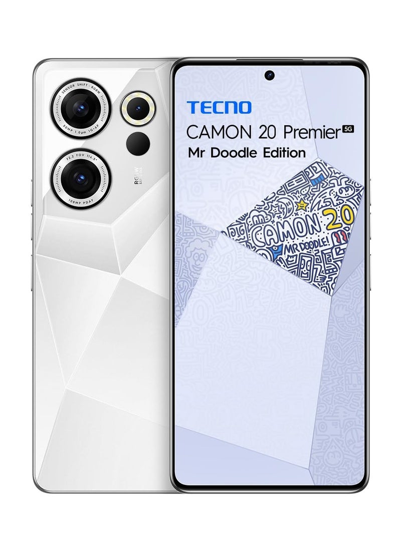 Camon 20 Premier Dual SIM Mr Doodle Edition 8GB RAM 512GB 5G With Complete Gift Set