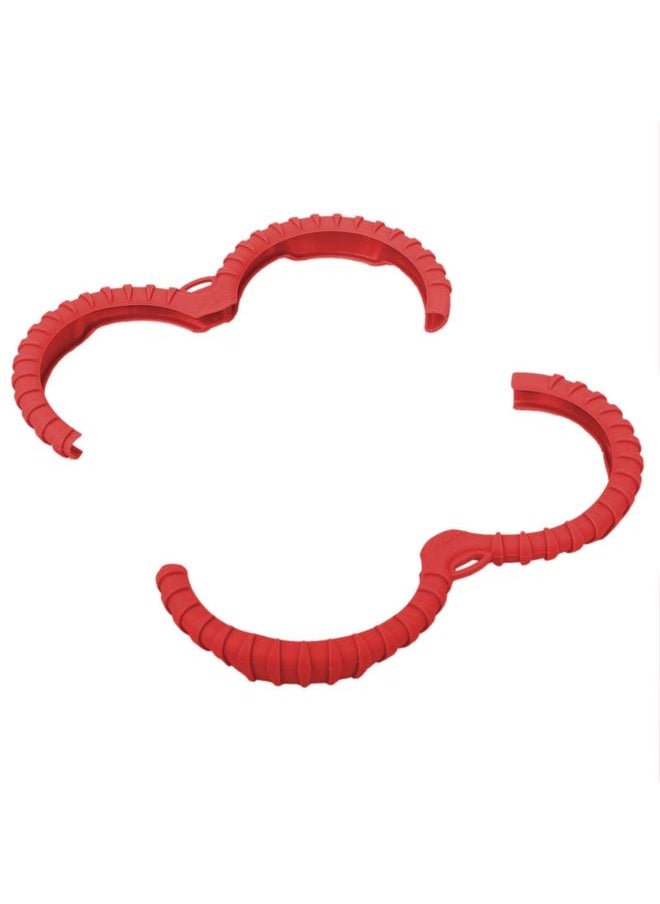 For DJI Avata 2 Sunnylife Drone Anti-Collision Protective Cover Propeller Ring Stripes(Red)