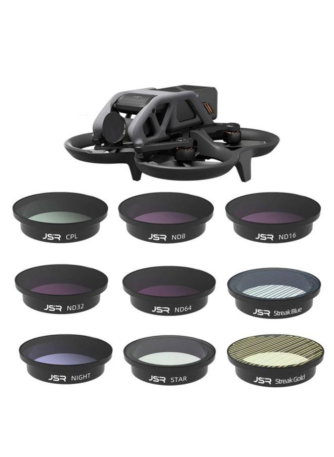 JSR  Drone Filter Lens Filter For DJI Avata,Style: Brushed Blue