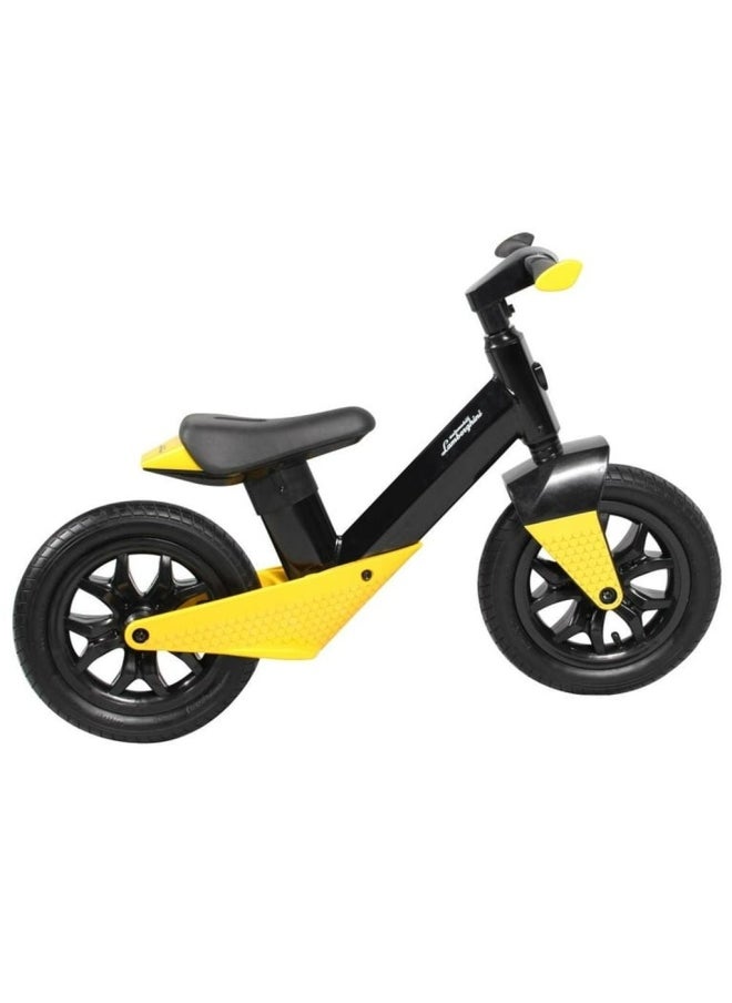 Lamborghini Balance Rideable Toy (Black/Yellow)