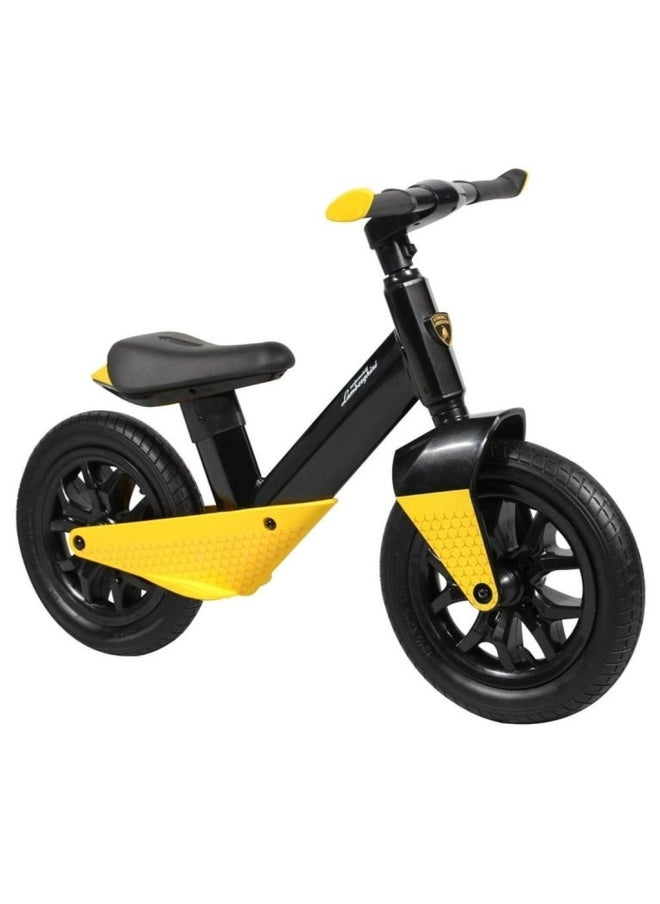 Lamborghini Balance Rideable Toy (Black/Yellow)