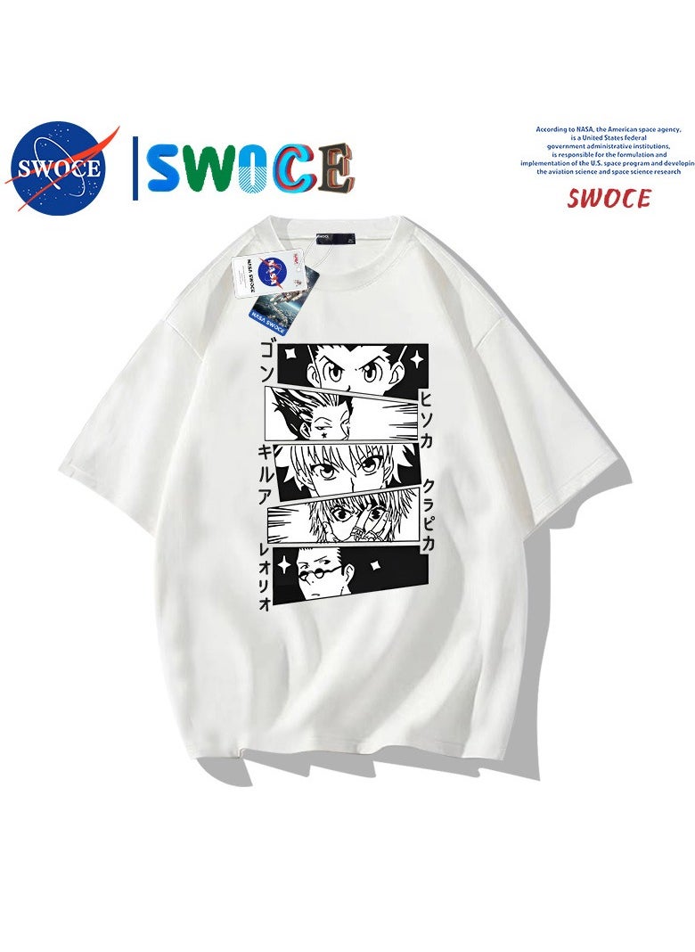 New Fashion Cartoon Anime SWOCE Cotton T-shirt