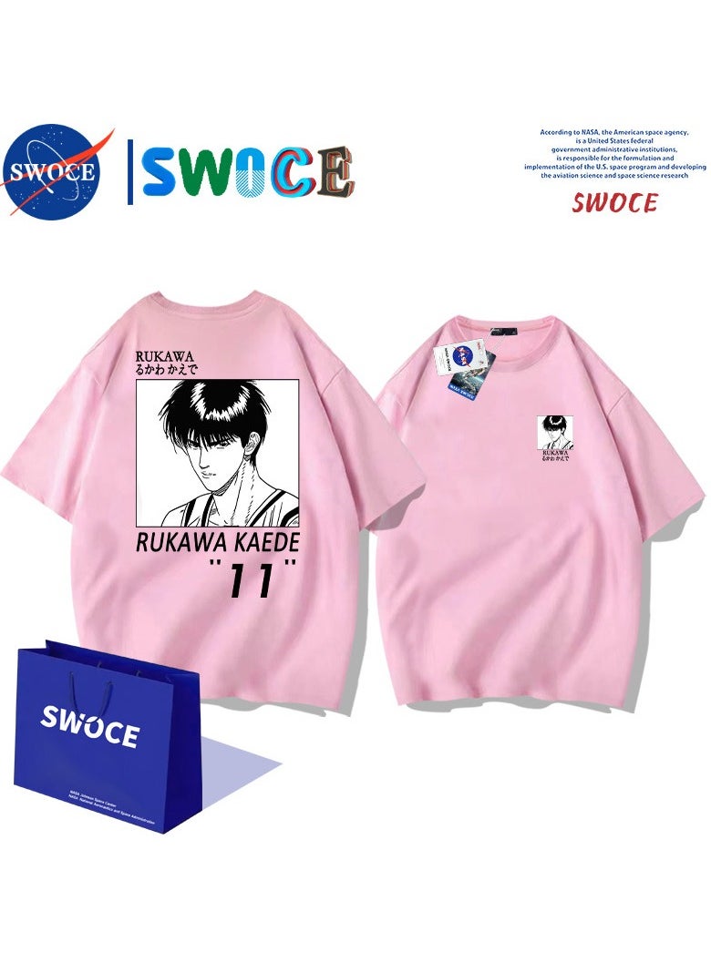 New Fashion Cartoon Anime SWOCE Cotton T-shirt