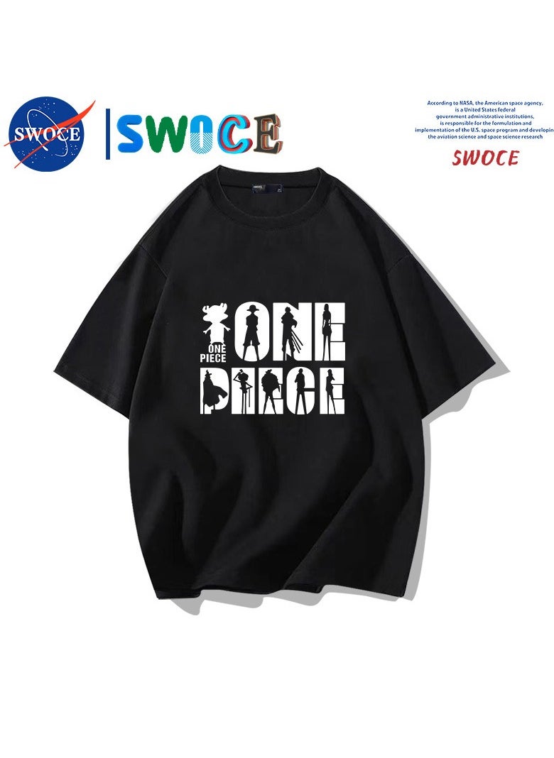 New Fashion Cartoon Anime SWOCE Cotton T-shirt