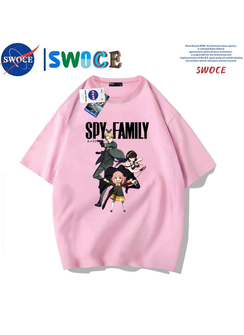 New Fashion Cartoon Anime SWOCE Cotton T-shirt