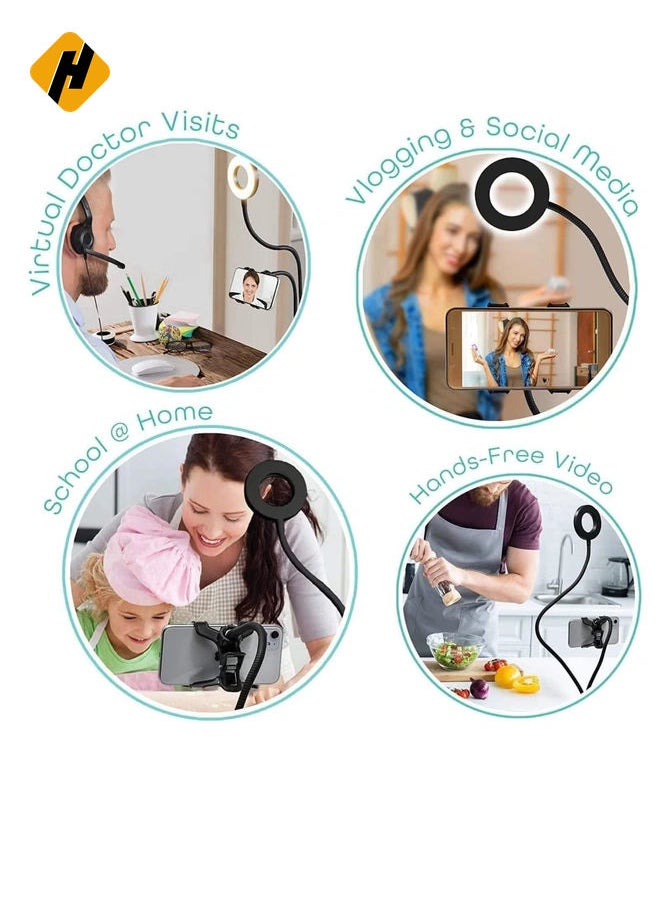 Professional Live stream Selfie Ring Light with mobile Phone Holder Stand for Live StreamMakeup ,