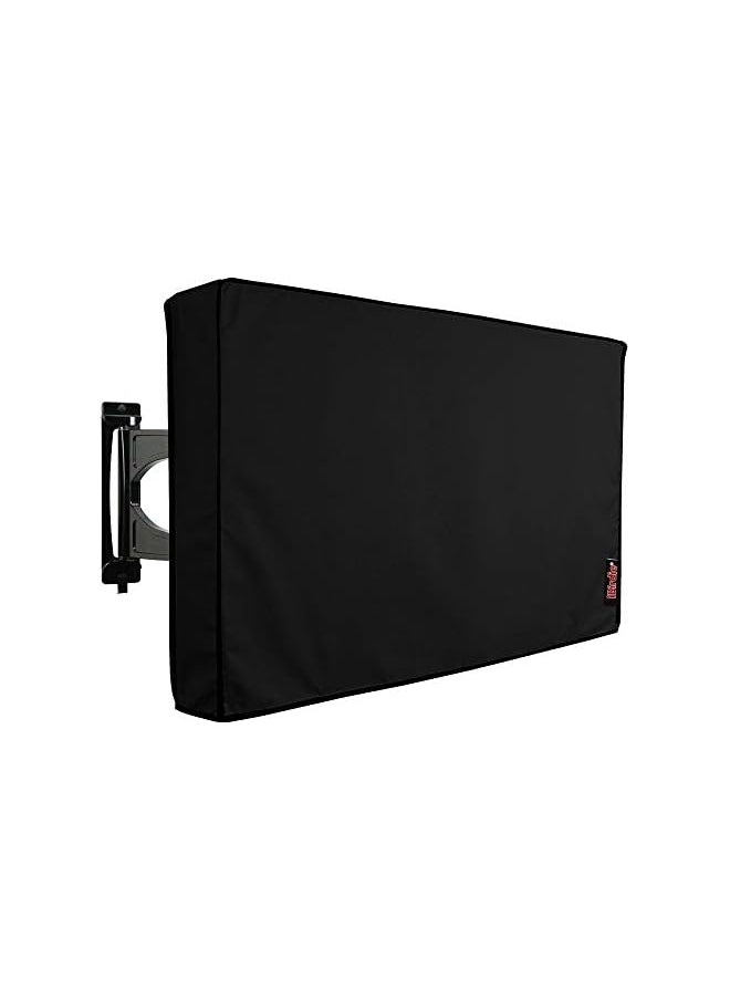 Outdoor Waterproof and Weatherproof TV Cover for 46 to 48 inch Outside Flat Screen TV - 600D Thick Fabric TV Screen Protector Size 44.5''W x 27.5''H x 5.5''D for 46'' - 48'' LCD LED