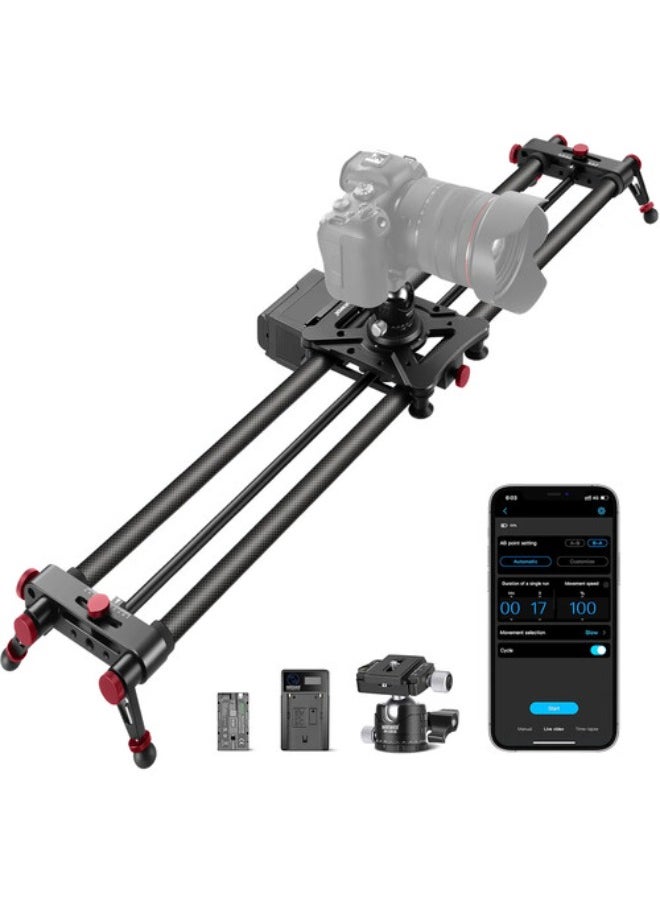 Neewer ER1 Motorized Wireless Carbon Fiber Camera Slider (80 Cm)