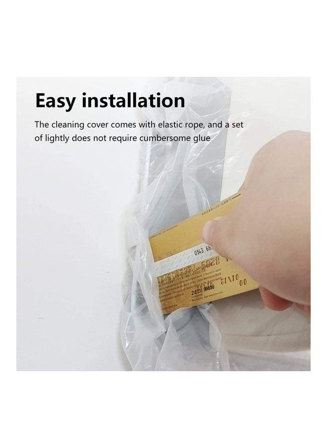 Waterproof Air Conditioner Cleaning Cover Clear-Waterproof Cleaning Cover Dust Washing Clean Protector Bib Bag wall mounted Air Conditioner Wash Hood Split Air Conditioning System Cleaning Tools