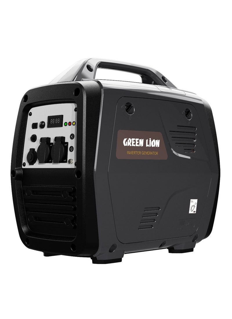 Gasoline Inverter Generator GTR174 3200W / Electric/Recoil Start / Low Noise / Low Fuel Consumption/ 4-Stroke Engine / 600ml Oil Capacity - Black