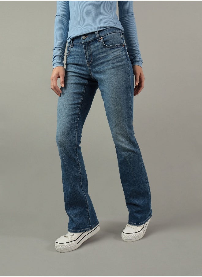 AE Next Level Curvy Low-Rise Kick Bootcut Jean