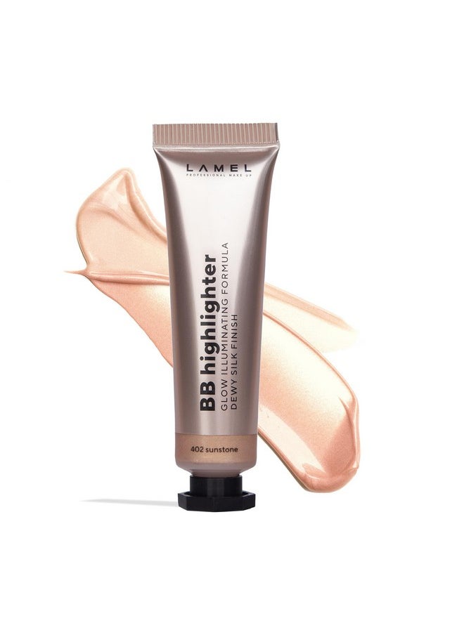 Dewy Cream Bb Highlighter - Lightweight, Buildable And Luxuriously Glossy With Radiant, Natural-Looking, Non-Greasy, Moisturizing, And Long-Lasting Formula For Flawless, Skin-Brightening - 402