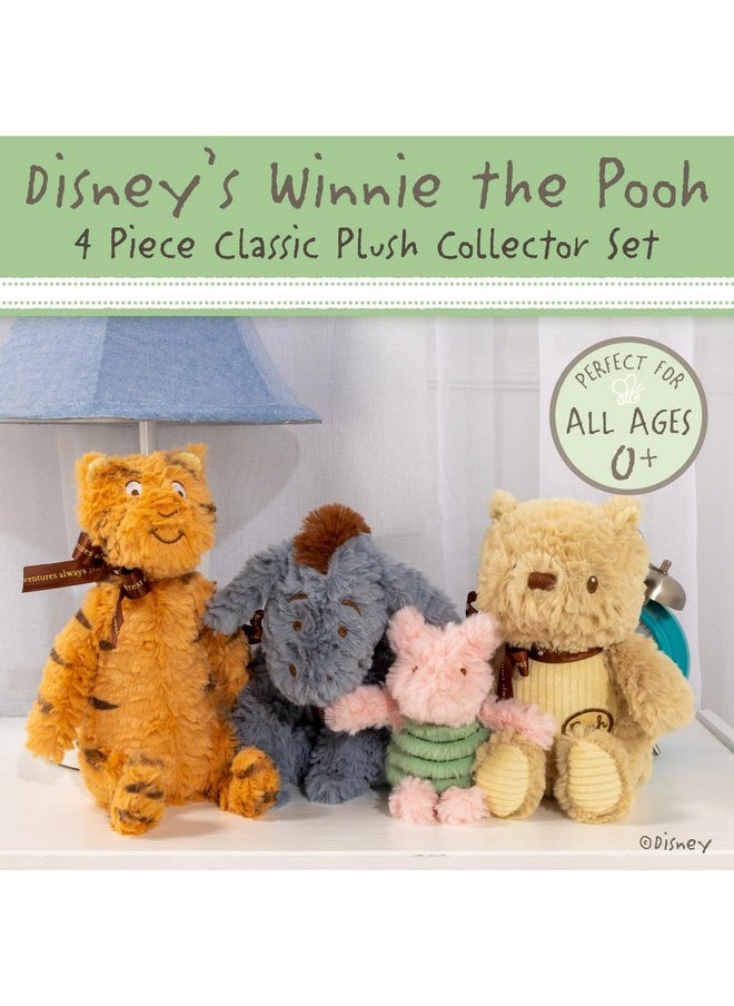 Disney Baby Classic Winnie The Pooh And Friends 4 Piece Plush Collector Set Stuffed Animals