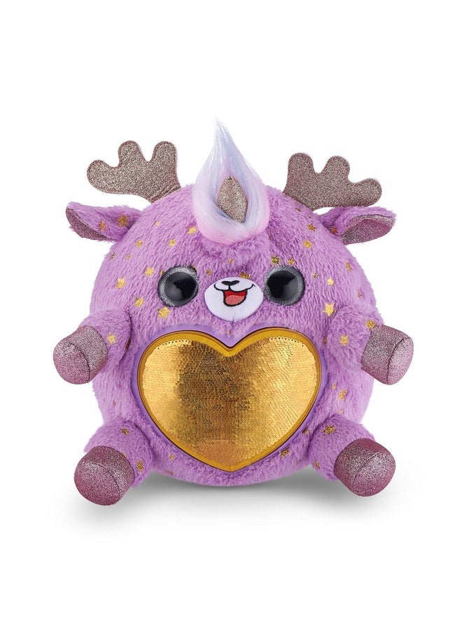 Epic Golden Egg By Zuru (Reindeer), Girls Toy Includes Stuffed Animal With 25+ Golden Surprises, With Rings, Stickers, Bows, And More - Girls Gift Idea