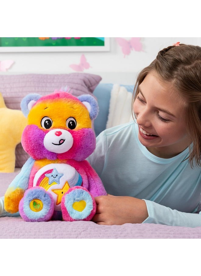 Medium Plush Dare To Tie Dye Plushie For Ages 4+ - Stuffed Animal, Super Soft And Cuddly - Good For Girls And Boys, Employees, Collectors, Great Valentines Day Gift For Kids