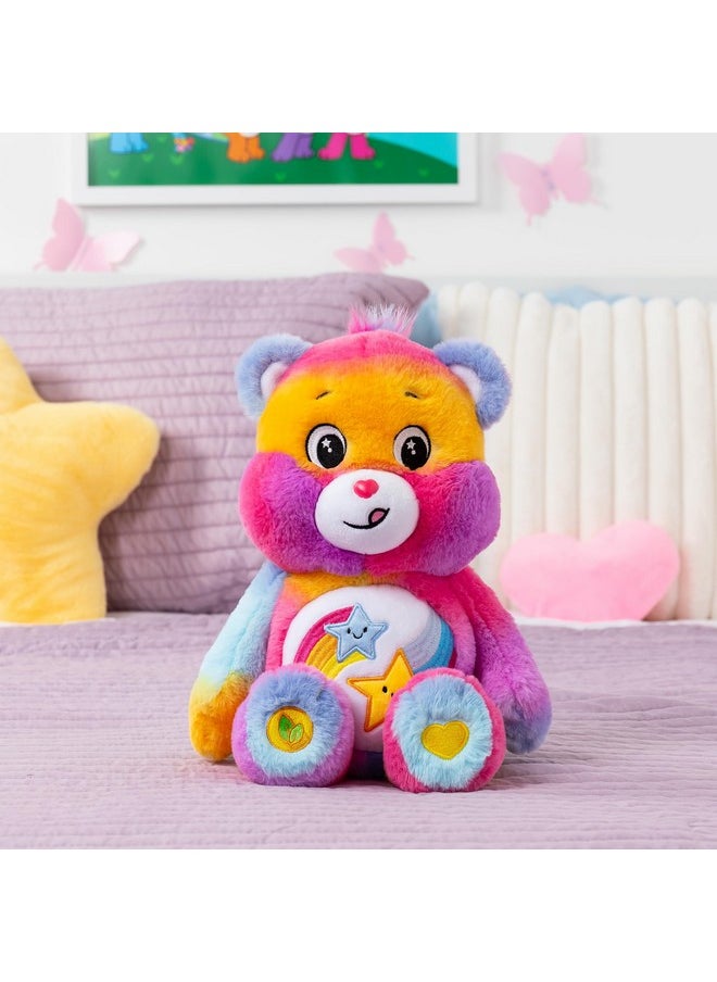 Medium Plush Dare To Tie Dye Plushie For Ages 4+ - Stuffed Animal, Super Soft And Cuddly - Good For Girls And Boys, Employees, Collectors, Great Valentines Day Gift For Kids