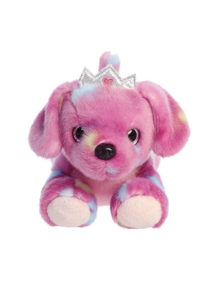 ® Vibrant Bright Fancies™ Princess Tutti Puppy™ Stuffed Animal - Eye-Catching Fun - Delightful Cuddles - Purple 7 Inches