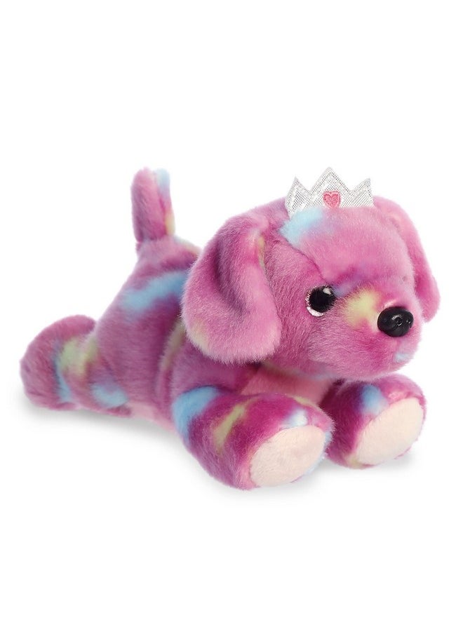 ® Vibrant Bright Fancies™ Princess Tutti Puppy™ Stuffed Animal - Eye-Catching Fun - Delightful Cuddles - Purple 7 Inches