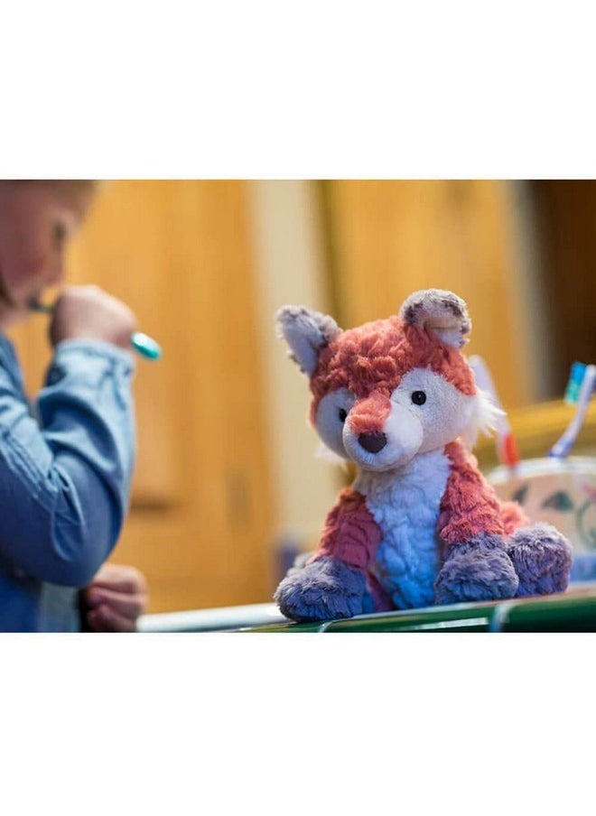 Putty Stuffed Animal Soft Toy, 8-Inches, Coral Fox