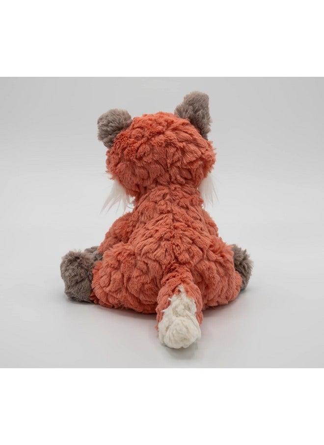 Putty Stuffed Animal Soft Toy, 8-Inches, Coral Fox