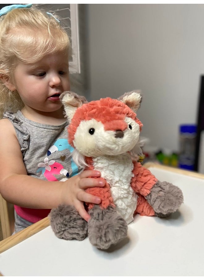 Putty Stuffed Animal Soft Toy, 8-Inches, Coral Fox