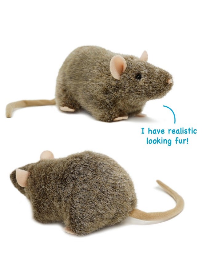 Reuben The Rat - 7 Inch Stuffed Animal Plush Mouse - By Tigerhart Toys