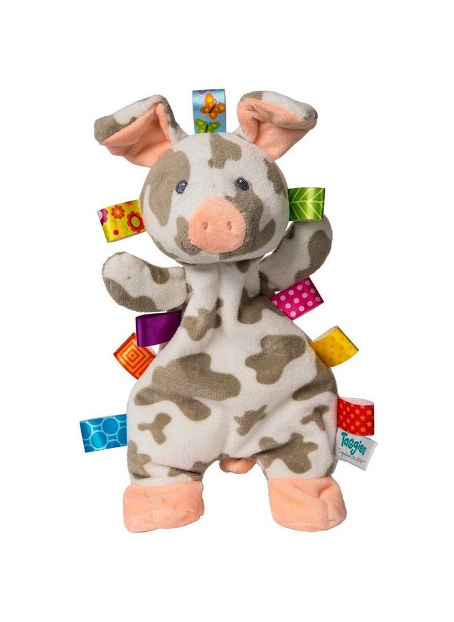 Taggies Patches Pig Lovey Soft Toy , 12 Inch (Pack Of 1)