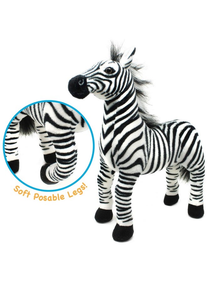 Zebenjo The Zebra - 16 Inch Stuffed Animal Plush - By Tigerhart Toys