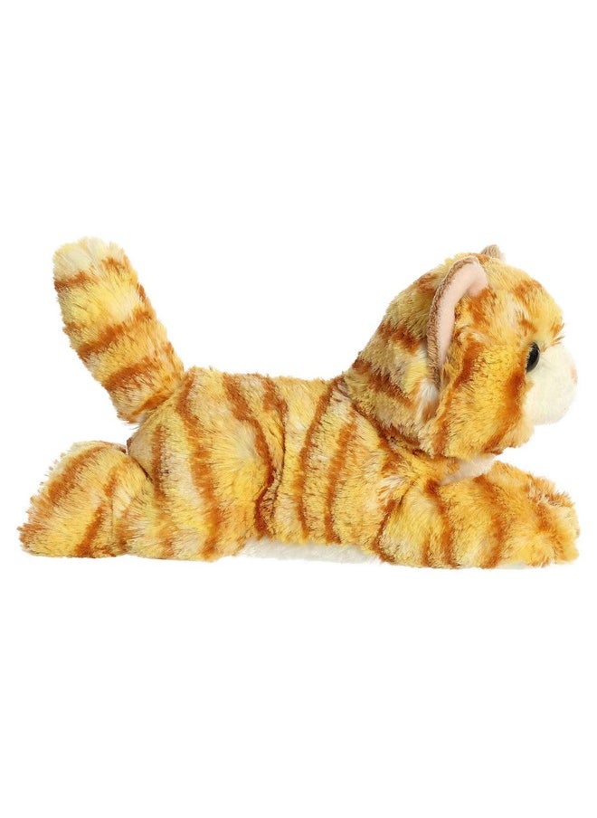 ® Adorable Mini Flopsie™ Ginger Cat™ Stuffed Animal - Playful Ease - Timeless Companions - Orange 8 Inches