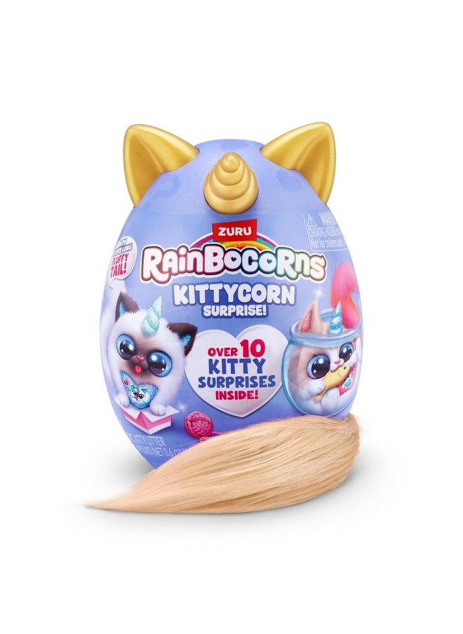 Kittycorn Surprise Series 3 (Persian) By Zuru, Plush Toy, Collectible Plush Stuffed Animal, Slime, Surprise Eggs For Girls