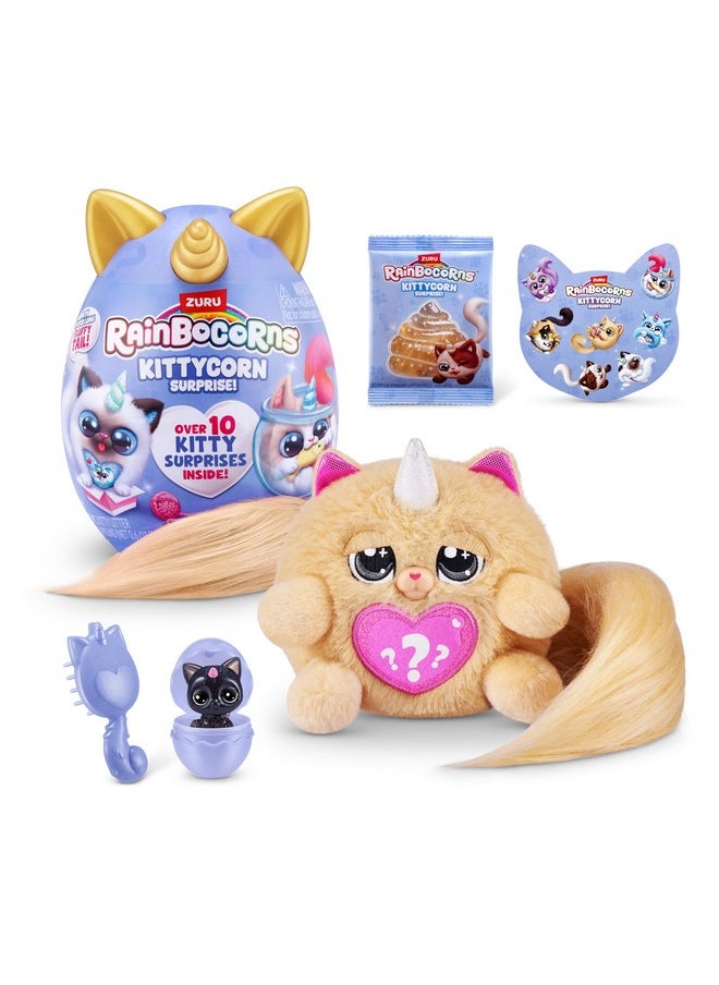 Kittycorn Surprise Series 3 (Persian) By Zuru, Plush Toy, Collectible Plush Stuffed Animal, Slime, Surprise Eggs For Girls