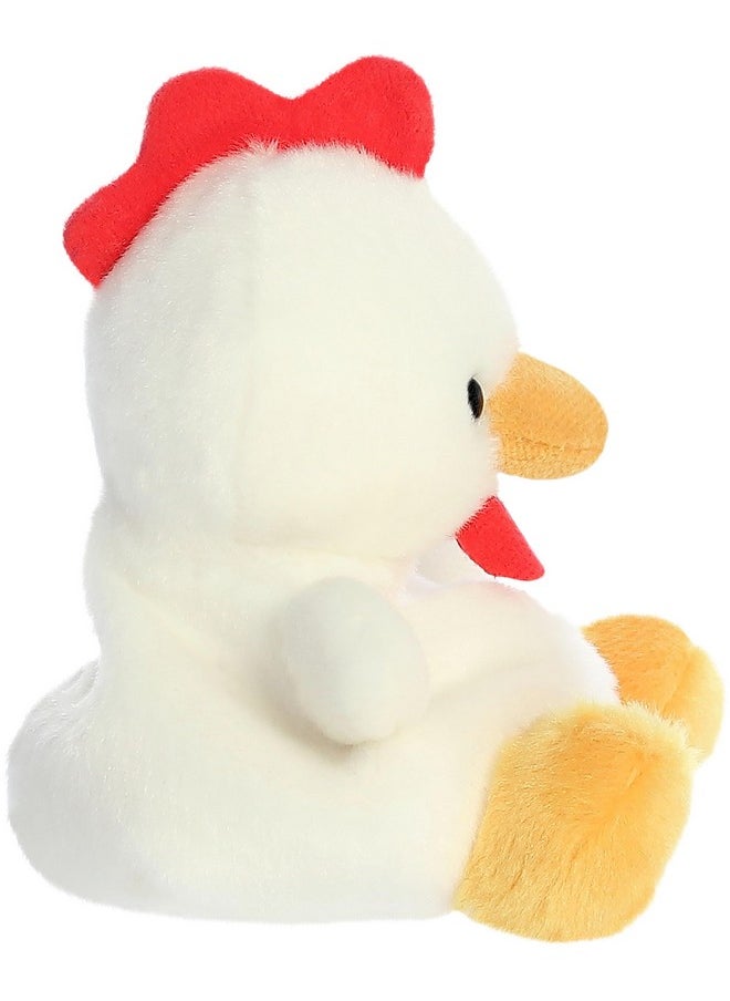 ® Adorable Palm Pals™ Cooper Chicken™ Stuffed Animal - Pocket-Sized Play - Collectable Fun - White 5 Inches