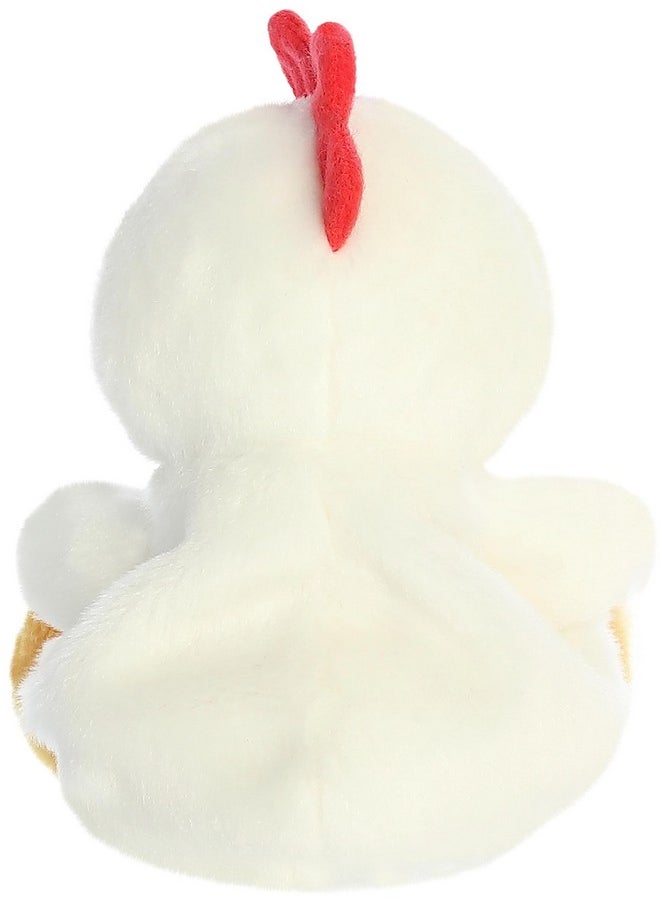 ® Adorable Palm Pals™ Cooper Chicken™ Stuffed Animal - Pocket-Sized Play - Collectable Fun - White 5 Inches