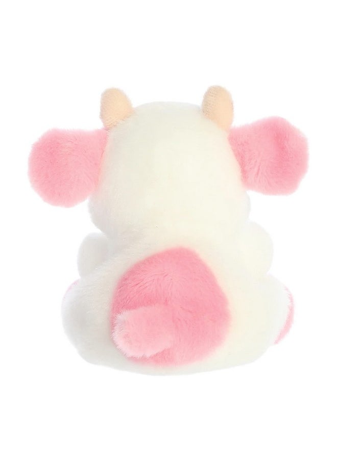 ® Adorable Palm Pals™ Belle Strawberry Cow™ Stuffed Animal - Pocket-Sized Play - Collectable Fun - Pink 5 Inches