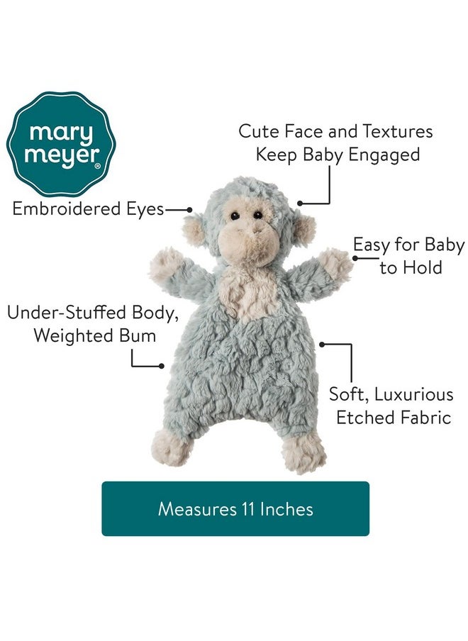 Putty Nursery Lovey Soft Toy, 11-Inches, Seafoam Monkey